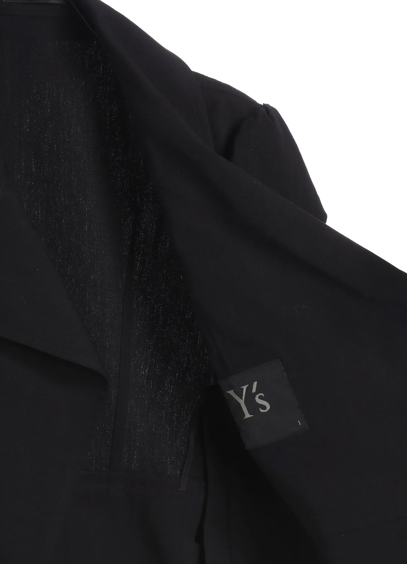C/RY INTERWEAVE CROSS SHORT SLEEVE MOTO JACKET sold by Yohji Yamamoto product image thumbnail 4