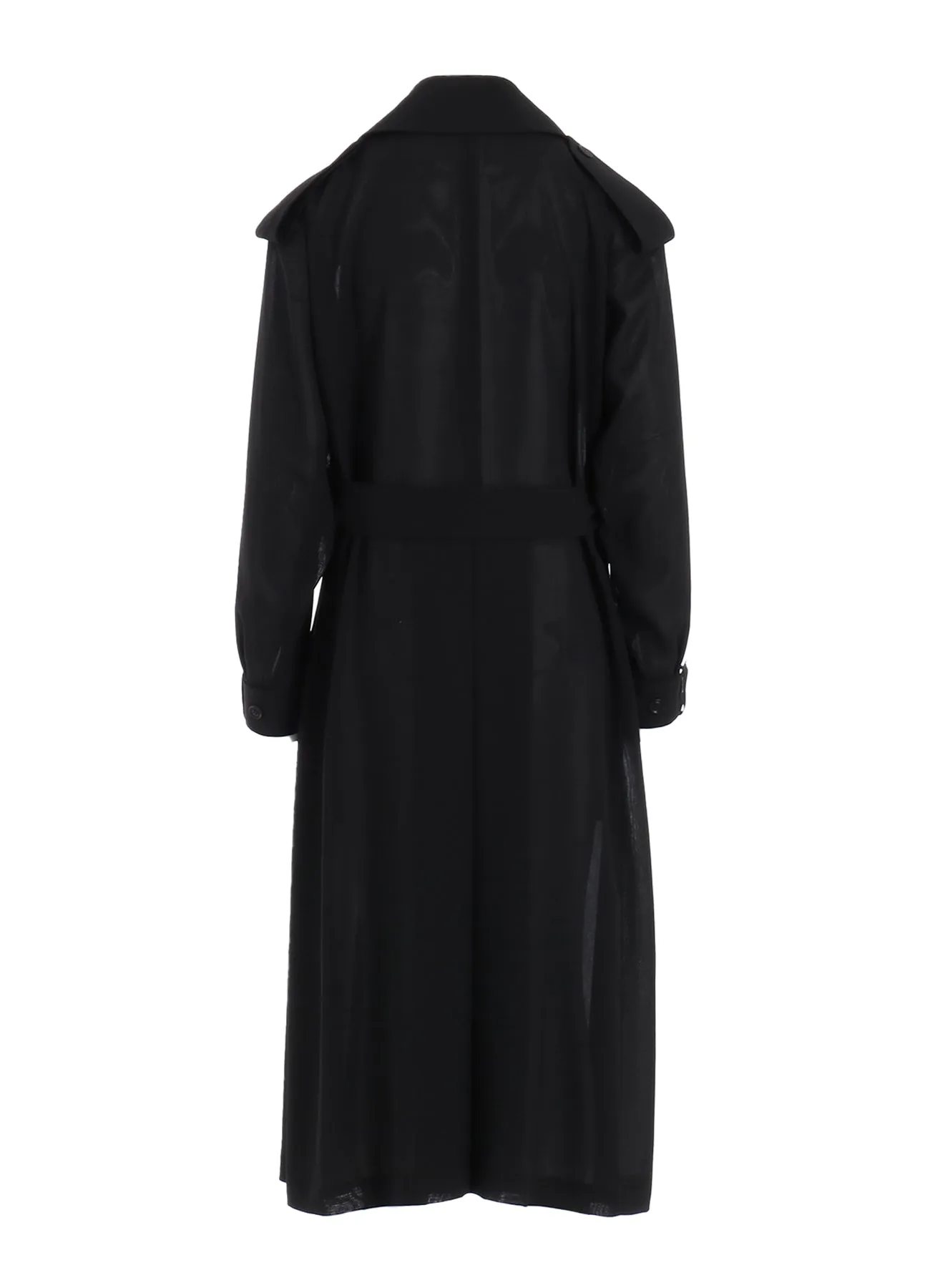 PE/STRONG TWISTED CLOTH TRENCH COAT sold by Yohji Yamamoto product image thumbnail 3