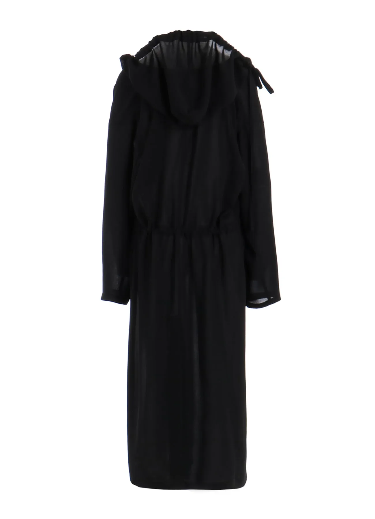 PE/STRONG TWISTED CLOTH HOODIE WITH CORD sold by Yohji Yamamoto product image thumbnail 3