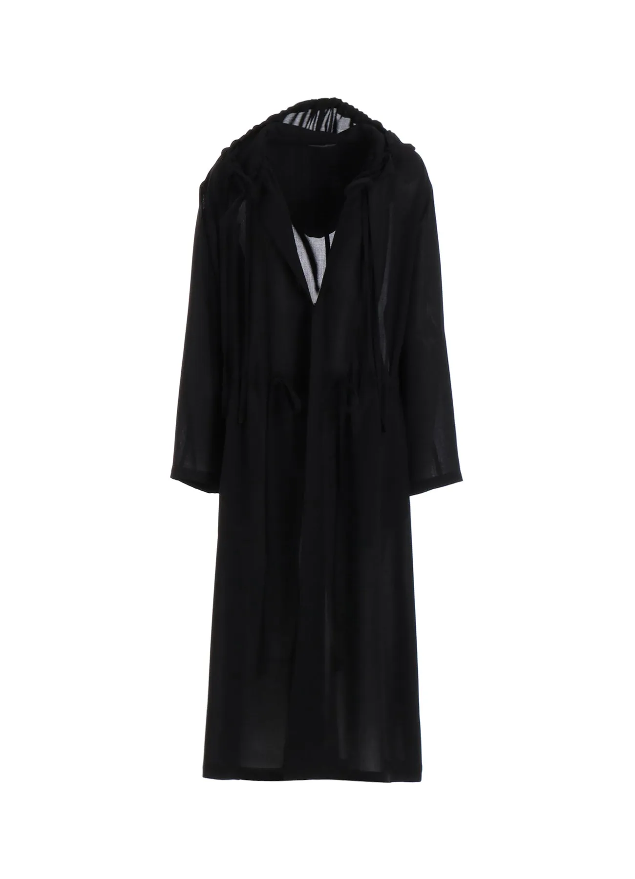 PE/STRONG TWISTED CLOTH HOODIE WITH CORD sold by Yohji Yamamoto