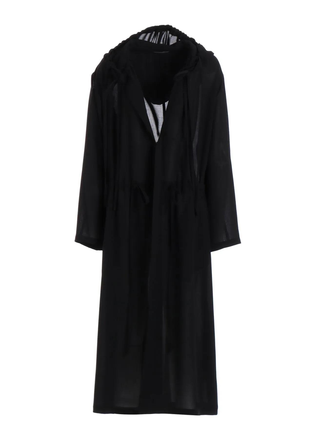 PE/STRONG TWISTED CLOTH HOODIE WITH CORD sold by Yohji Yamamoto product image thumbnail 2