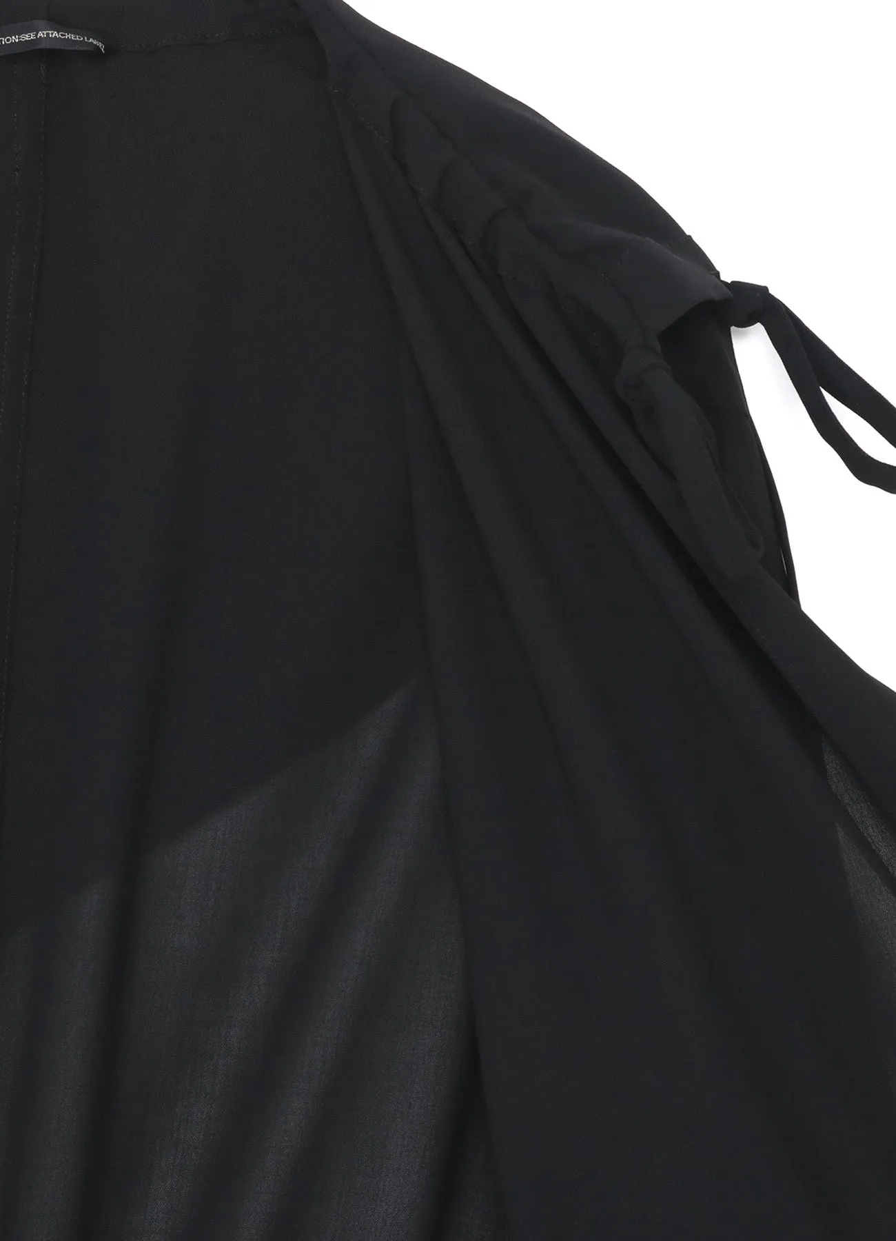 PE/STRONG TWISTED CLOTH HOODIE WITH CORD sold by Yohji Yamamoto product image thumbnail 4