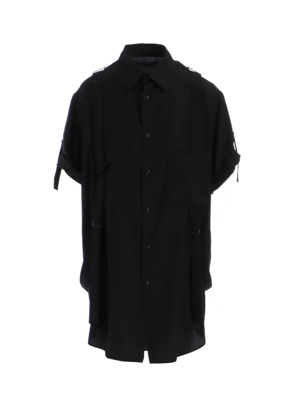 4OZ CU/DUNGAREE TWILL PARACHUTE BLOUSE made by Yohji Yamamoto