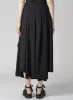 RY/LI POPLIN R-UNBALANCED TUCK SKIRT sold by Yohji Yamamoto