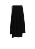 RY/LI POPLIN R-UNBALANCED TUCK SKIRT sold by Yohji Yamamoto