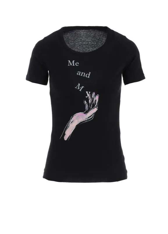 STF COTTON SINGLE JERSEY PT SHORT SLV T made by Yohji Yamamoto