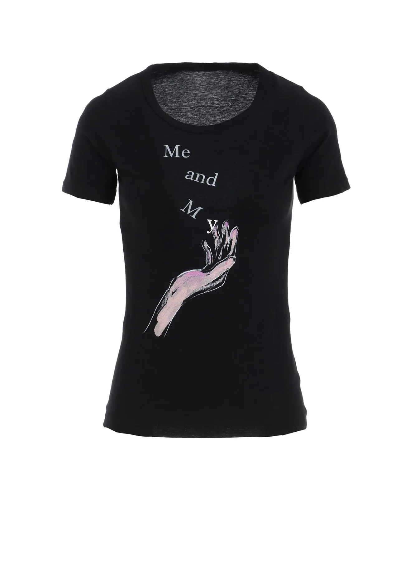 STF COTTON SINGLE JERSEY PT SHORT SLV T sold by Yohji Yamamoto