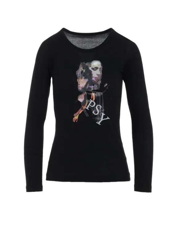 SUPIMA SINGLE JERSEY PT LONG SLV T B sold by Yohji Yamamoto