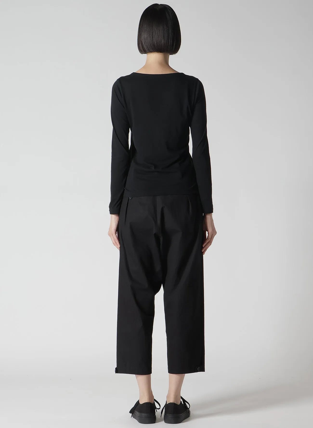 SUPIMA SINGLE JERSEY PT LONG SLV T B sold by Yohji Yamamoto product image thumbnail 5