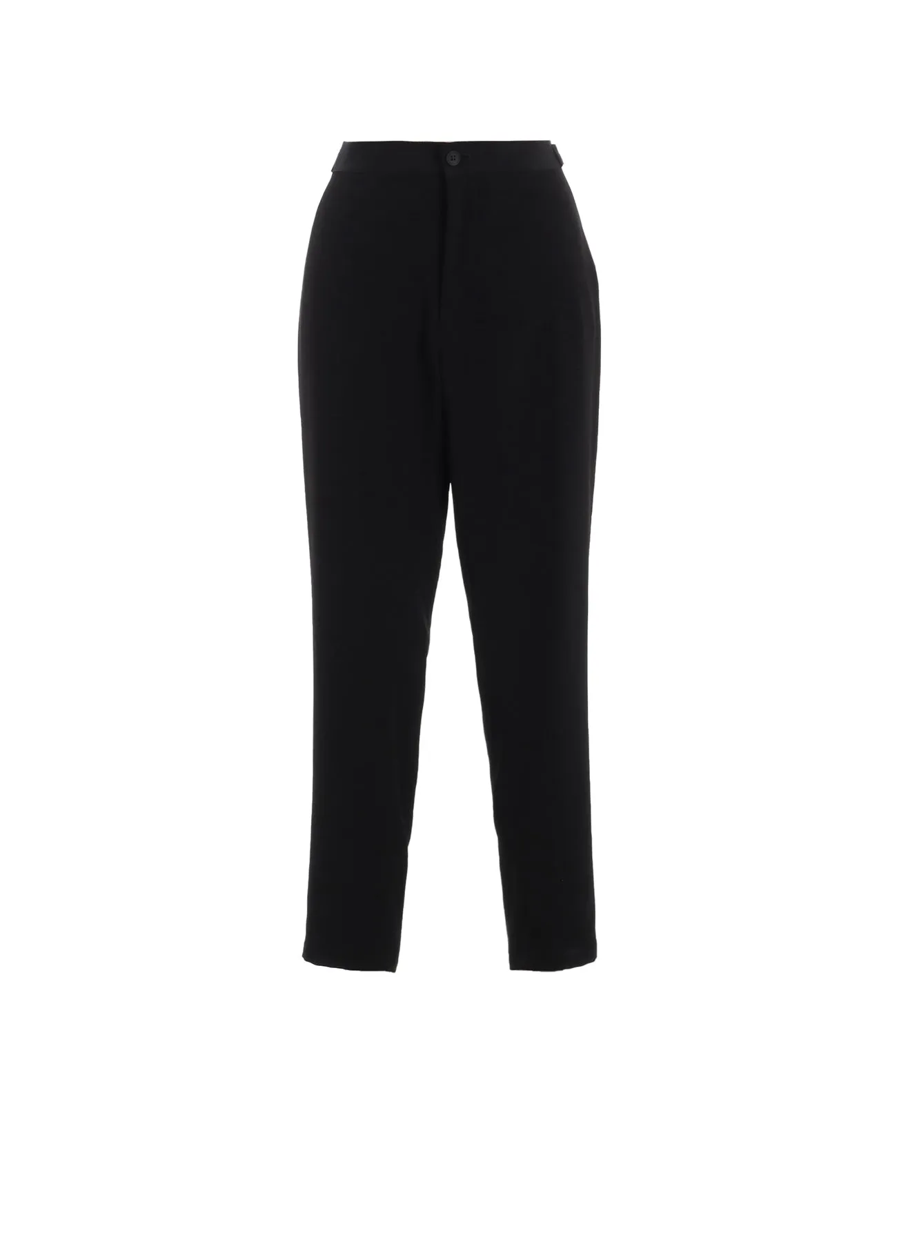 TA/PE CREPE DE CHINE STRAIGHT SLIM PANTS sold by Yohji Yamamoto