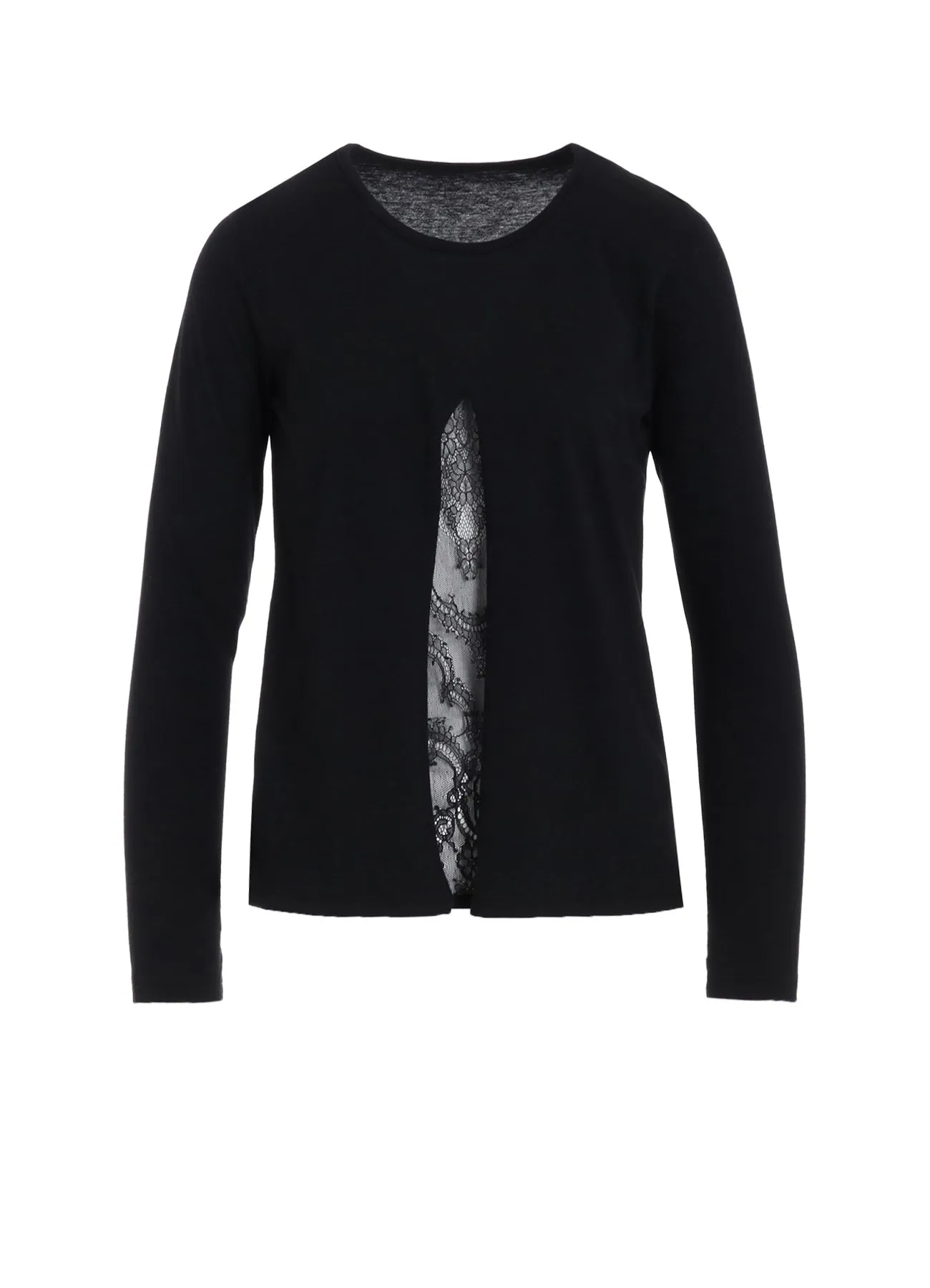 STF COTTON SINGLE JERSEY CUT-OUT LONG SLEEVE T B sold by Yohji Yamamoto