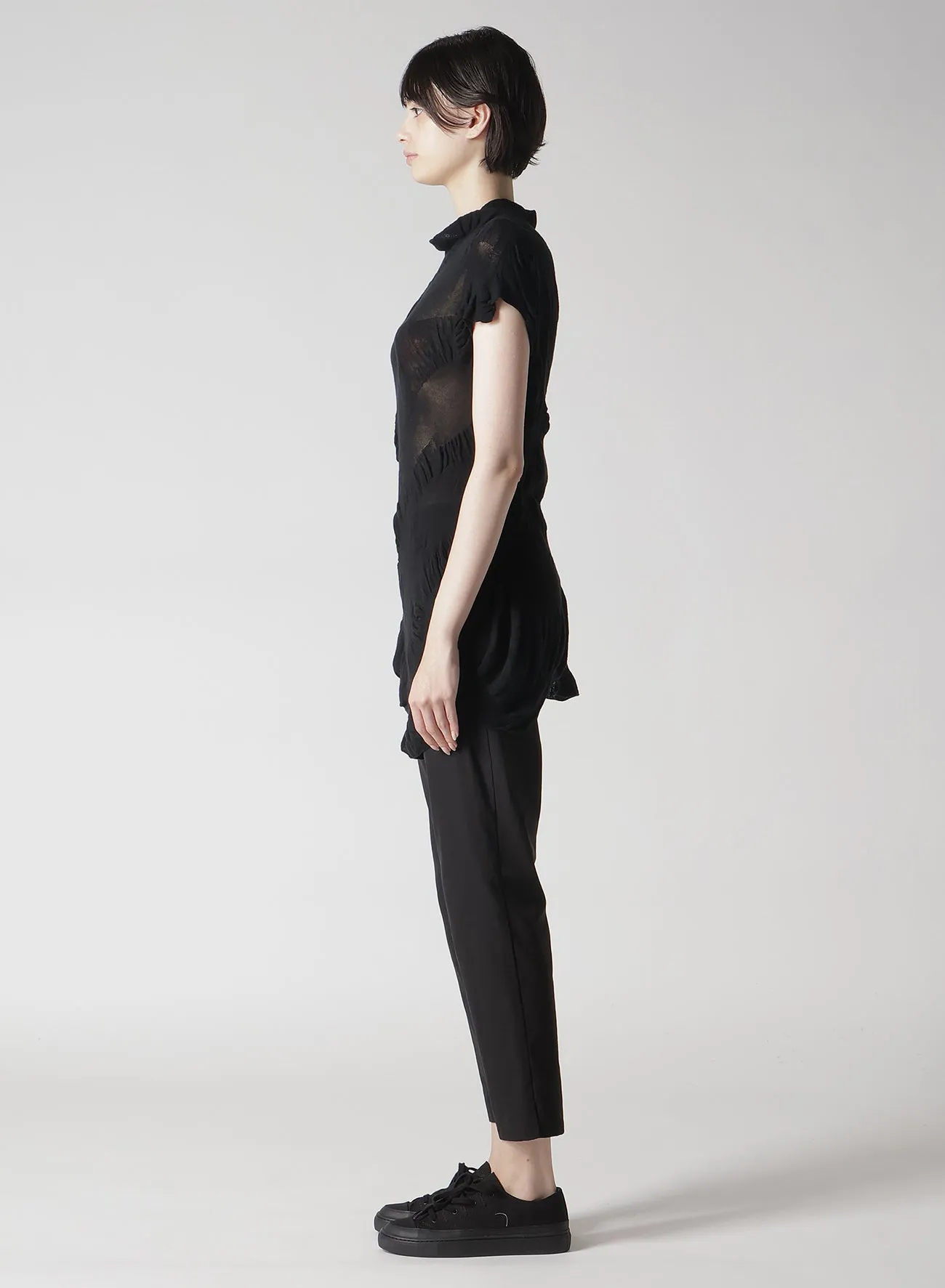 LINKS KNIT WG GATHER FRENCH SLV PO sold by Yohji Yamamoto product image thumbnail 4