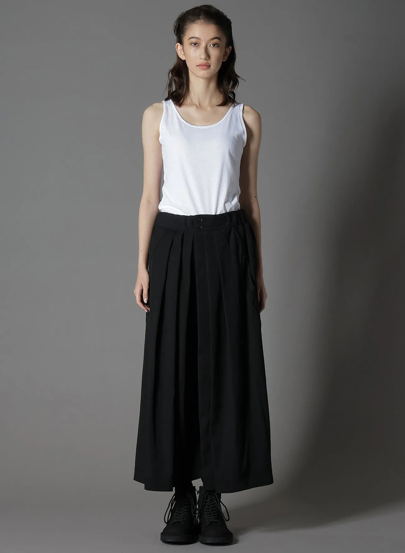 WOOL GABARDINE GY HAKAMA TYPE1 sold by Yohji Yamamoto product image thumbnail 4