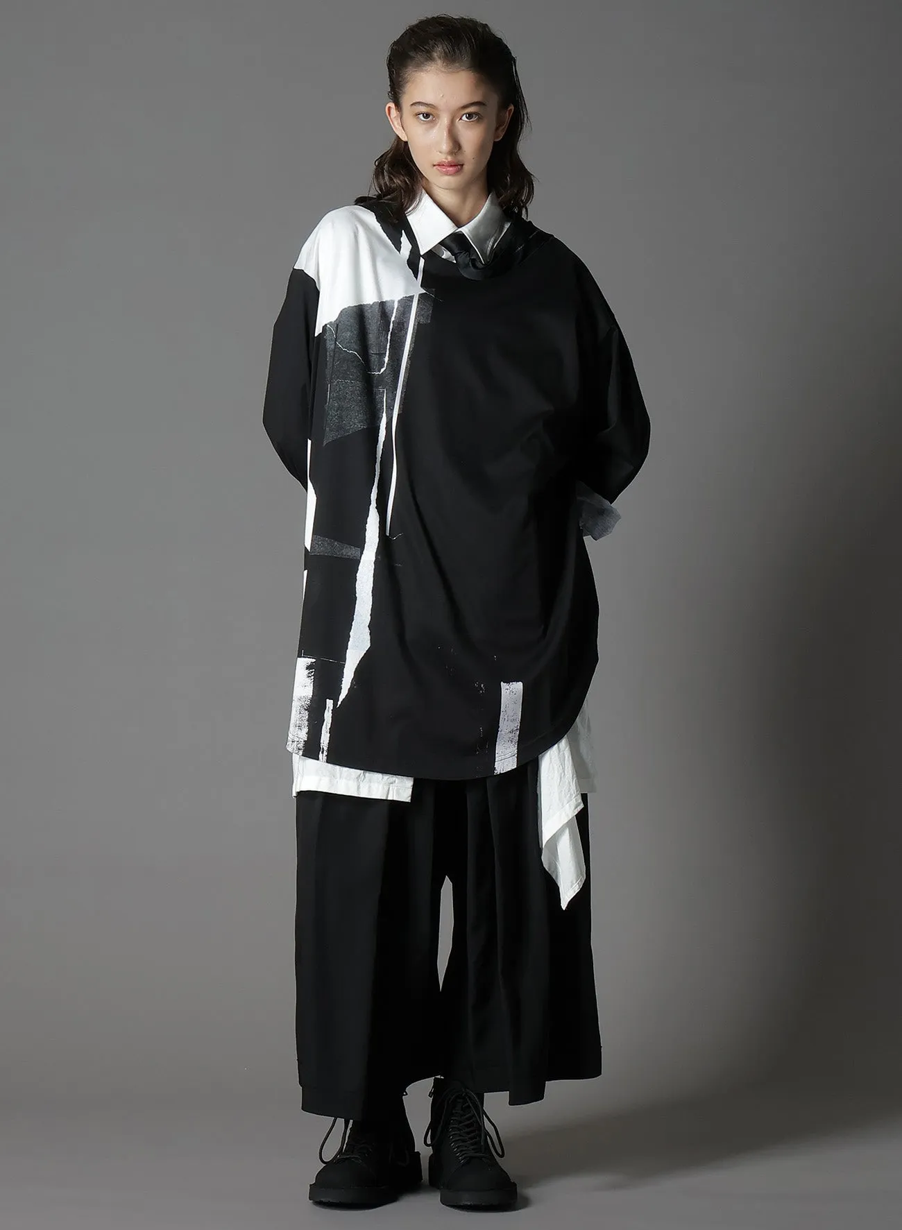 WOOL GABARDINE GY HAKAMA TYPE1 sold by Yohji Yamamoto product image thumbnail 3