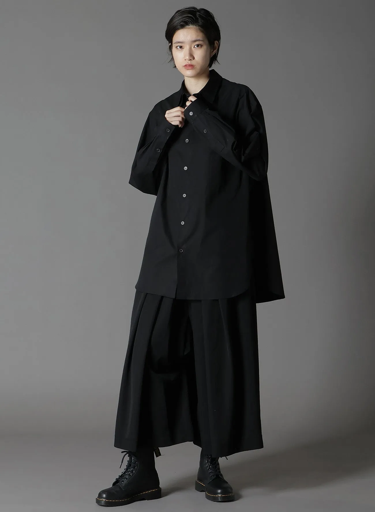 WOOL GABARDINE GY HAKAMA TYPE1 sold by Yohji Yamamoto product image thumbnail 2
