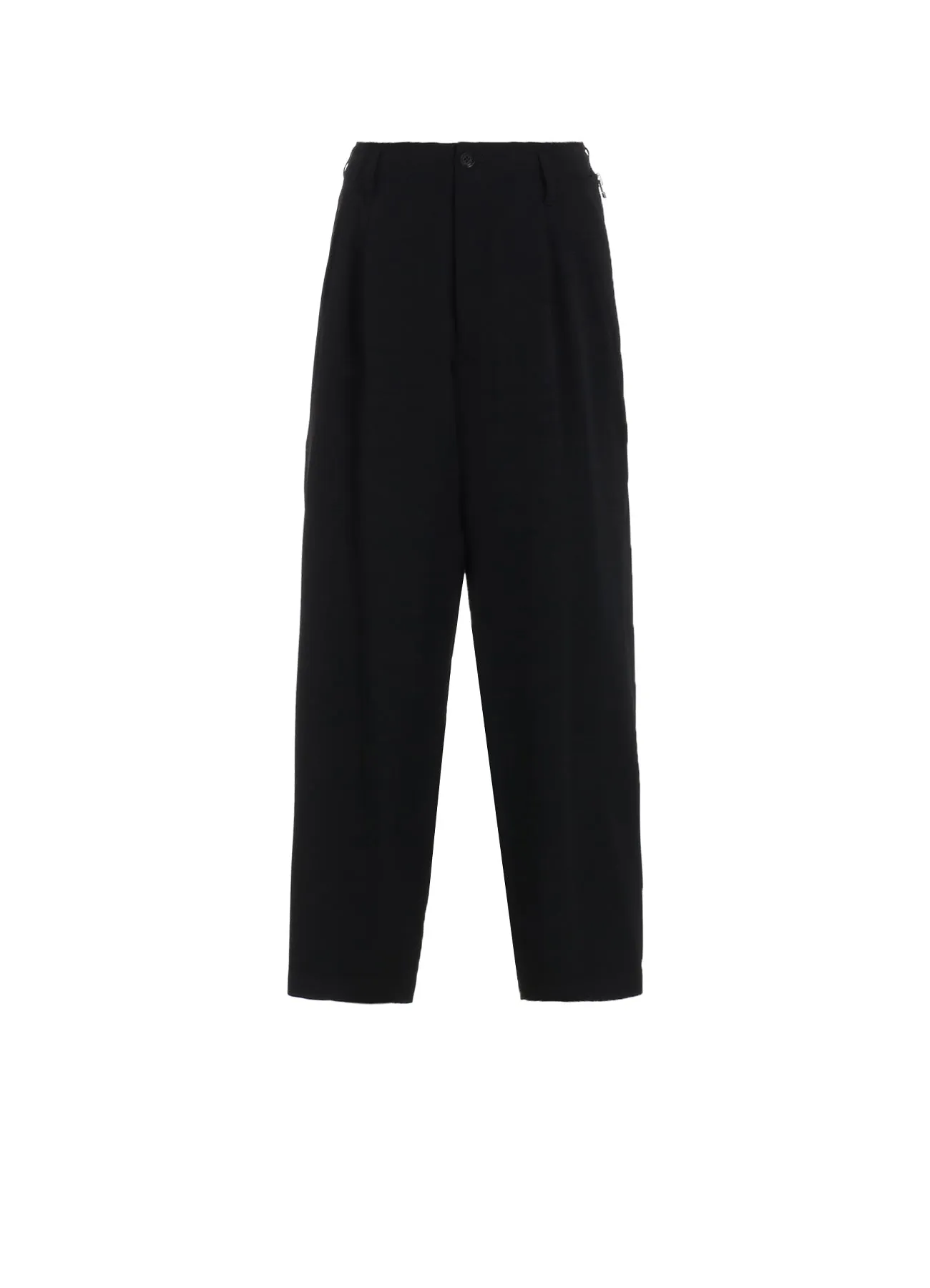 WOOL GABARDINE ZIPPER PK PANTS sold by Yohji Yamamoto