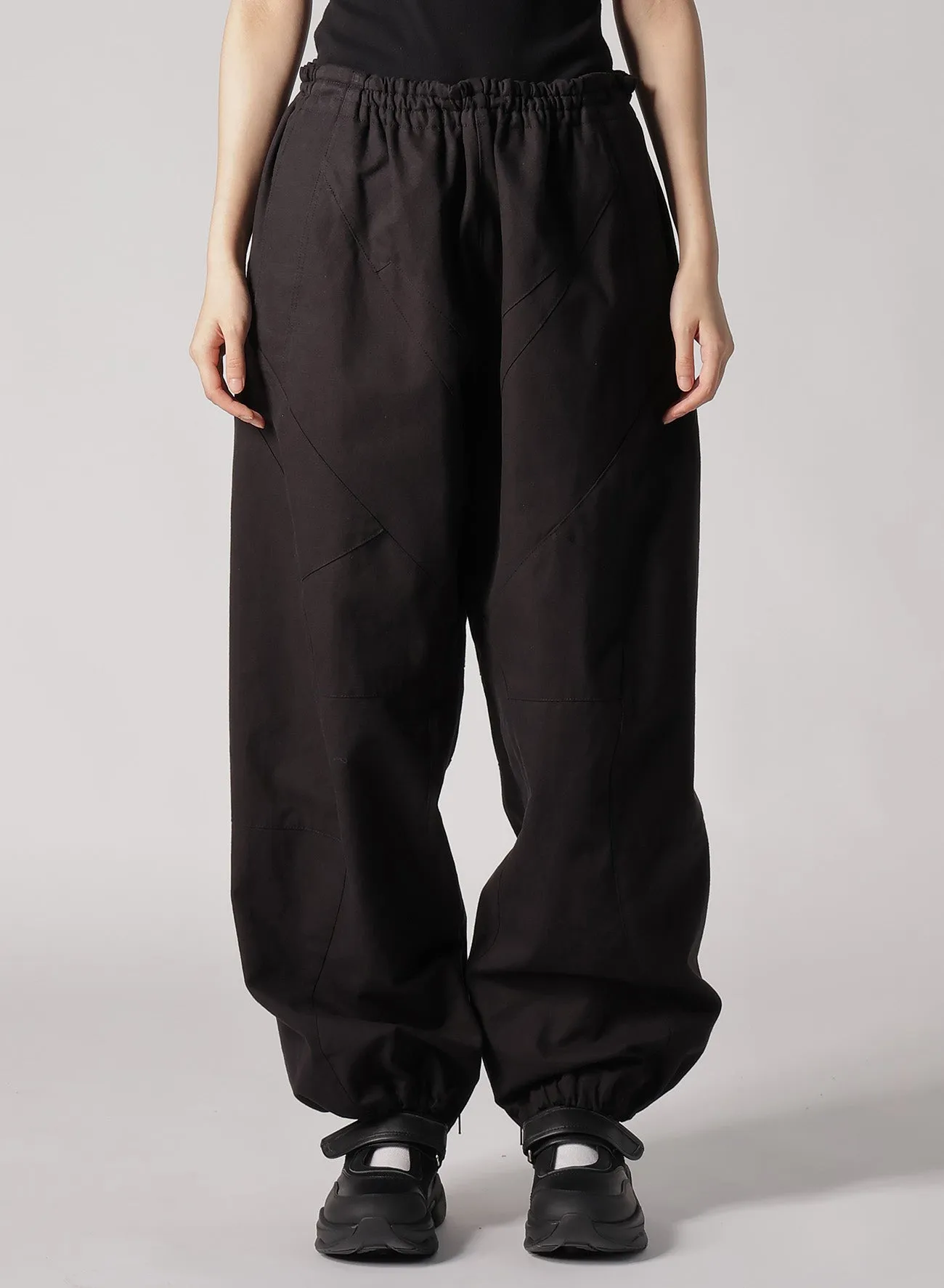 SLUB DUCK PANEL PANTS sold by Yohji Yamamoto product image thumbnail 4