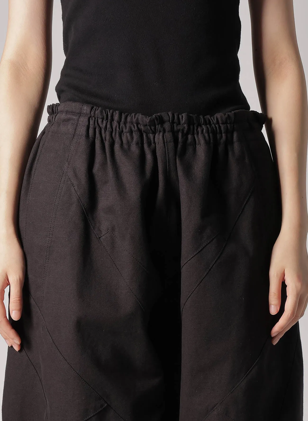 SLUB DUCK PANEL PANTS sold by Yohji Yamamoto product image thumbnail 5
