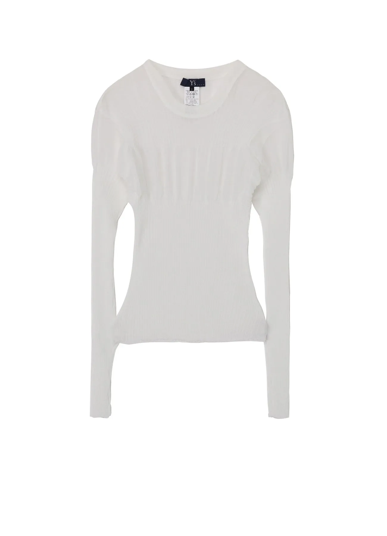 SHEER RIBBED KNIT sold by Yohji Yamamoto