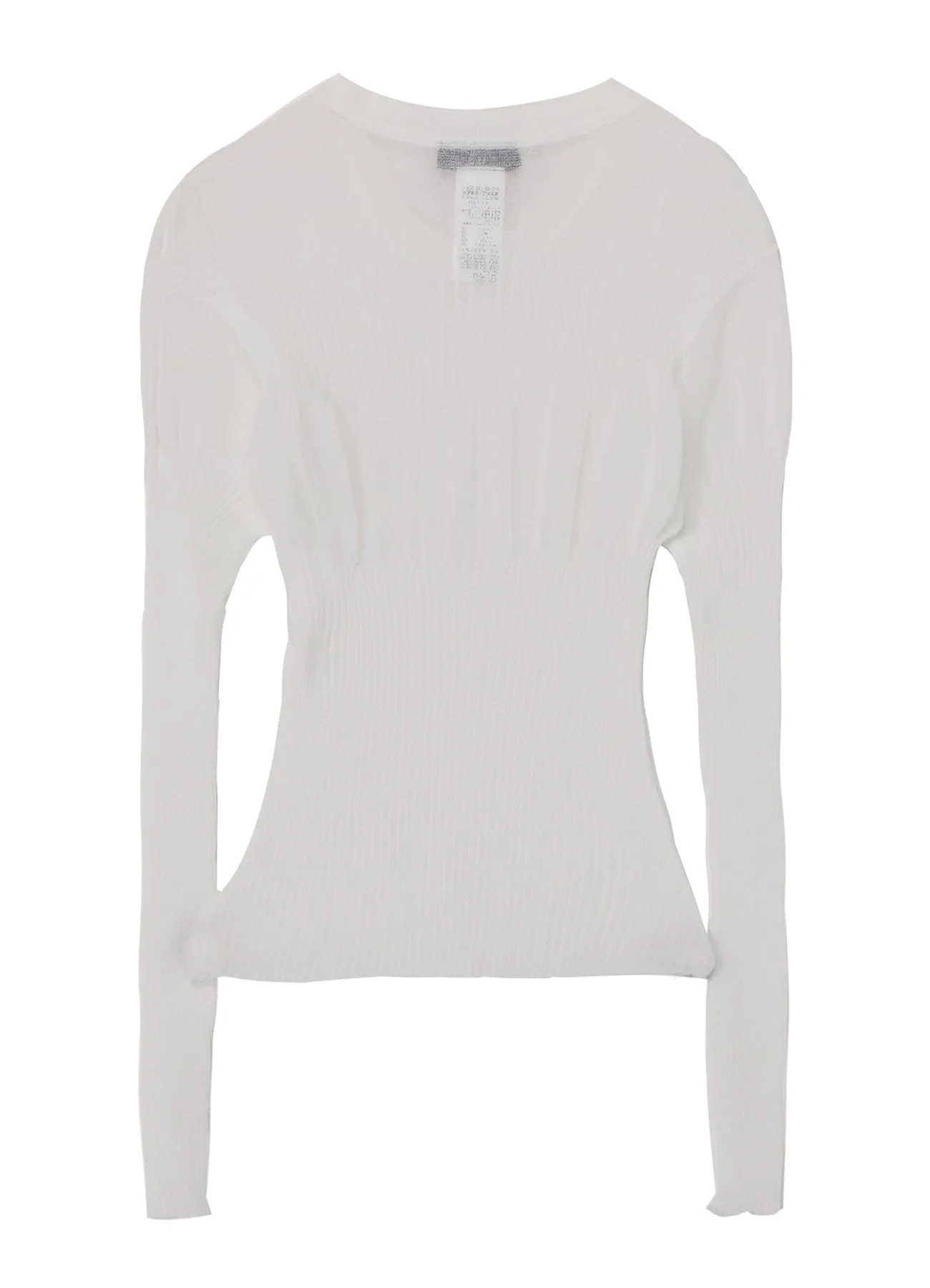 SHEER RIBBED KNIT sold by Yohji Yamamoto product image thumbnail 3