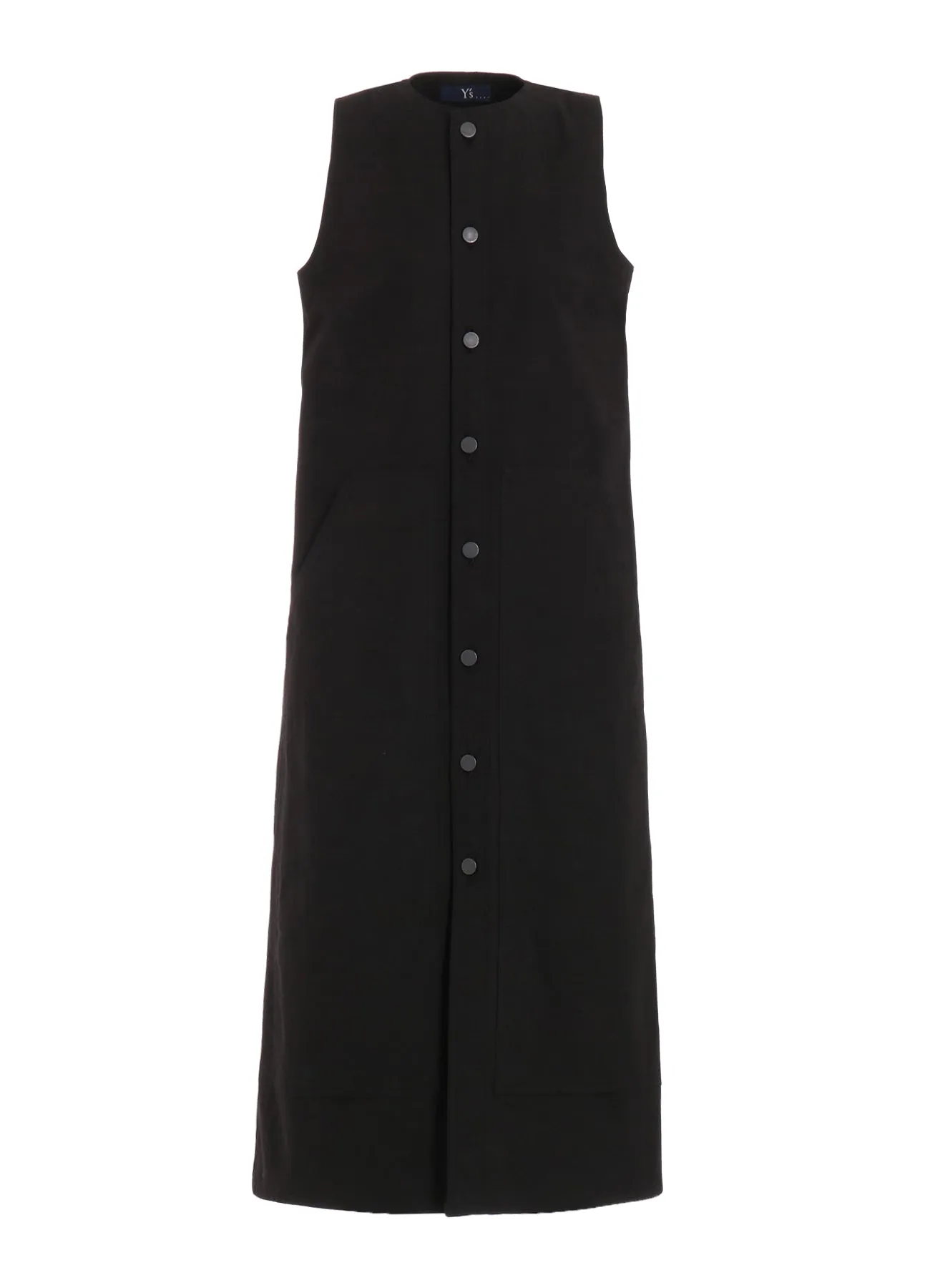 SLUB DUCK FRONT OPEN DRESS sold by Yohji Yamamoto product image thumbnail 2