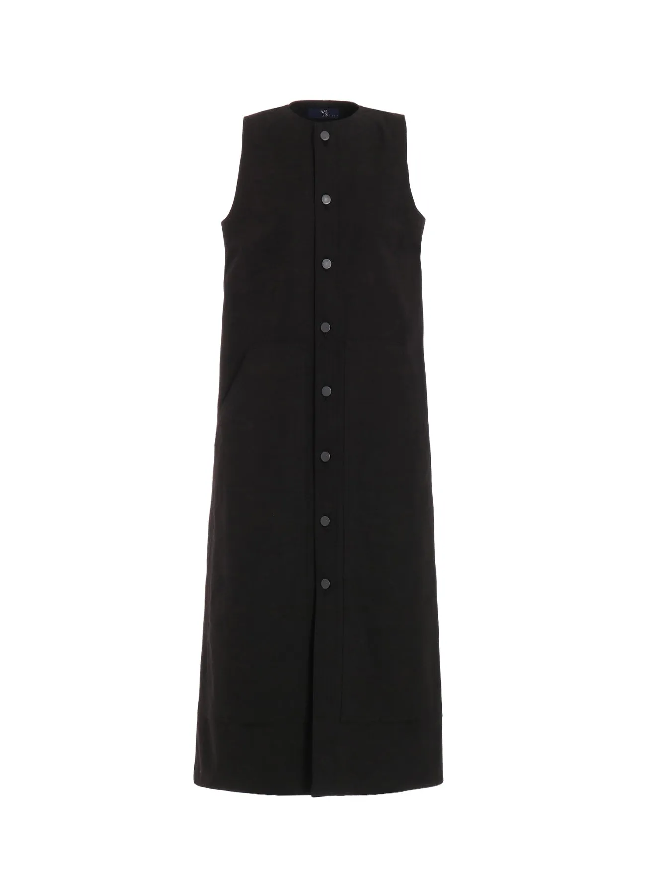 SLUB DUCK FRONT OPEN DRESS sold by Yohji Yamamoto