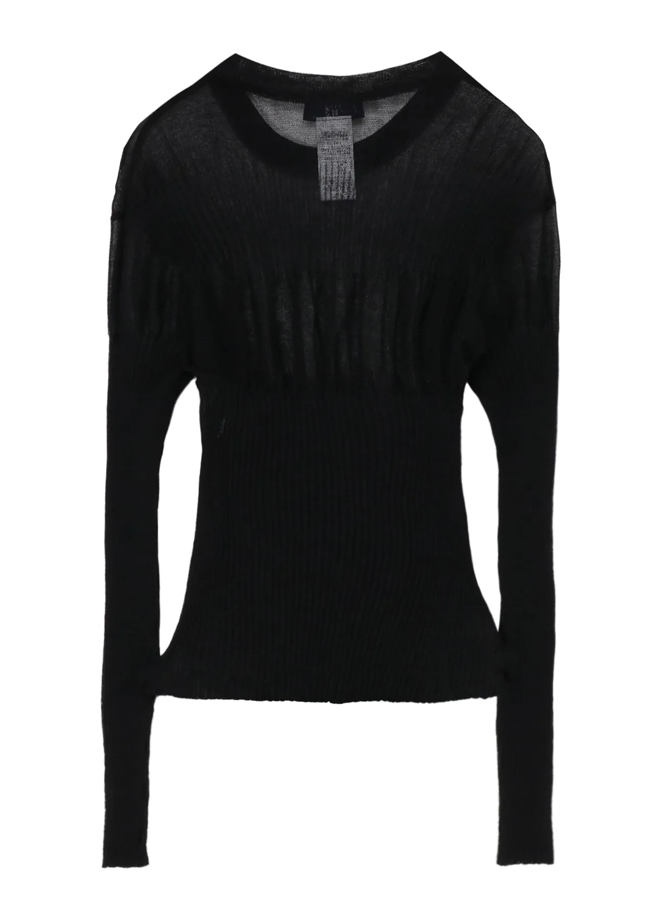 SHEER RIBBED KNIT sold by Yohji Yamamoto product image thumbnail 3