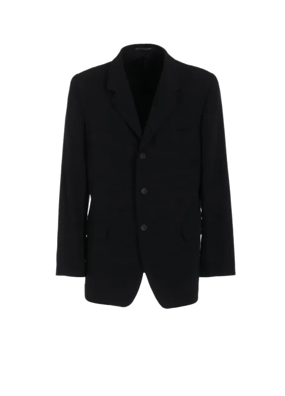SUIT GABARDINE CDH 3BUTTONS SINGLE JACKET sold by Yohji Yamamoto