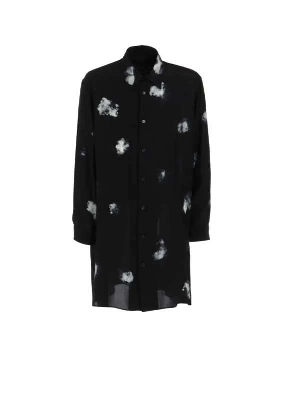 BACK PANELED SLIT BLOUSE made by Yohji Yamamoto