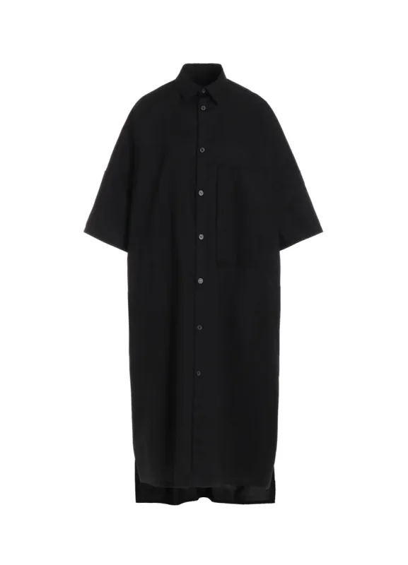 [Y's BORN PRODUCT] THIN COTTON TWILL BIG SHIRT DRESS sold by Yohji Yamamoto