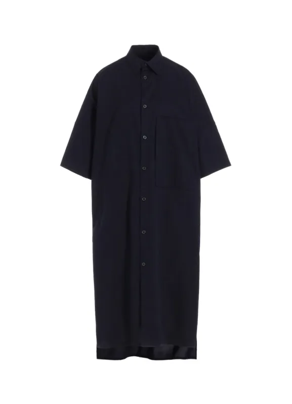 [Y's BORN PRODUCT] THIN COTTON TWILL BIG SHIRT DRESS sold by Yohji Yamamoto