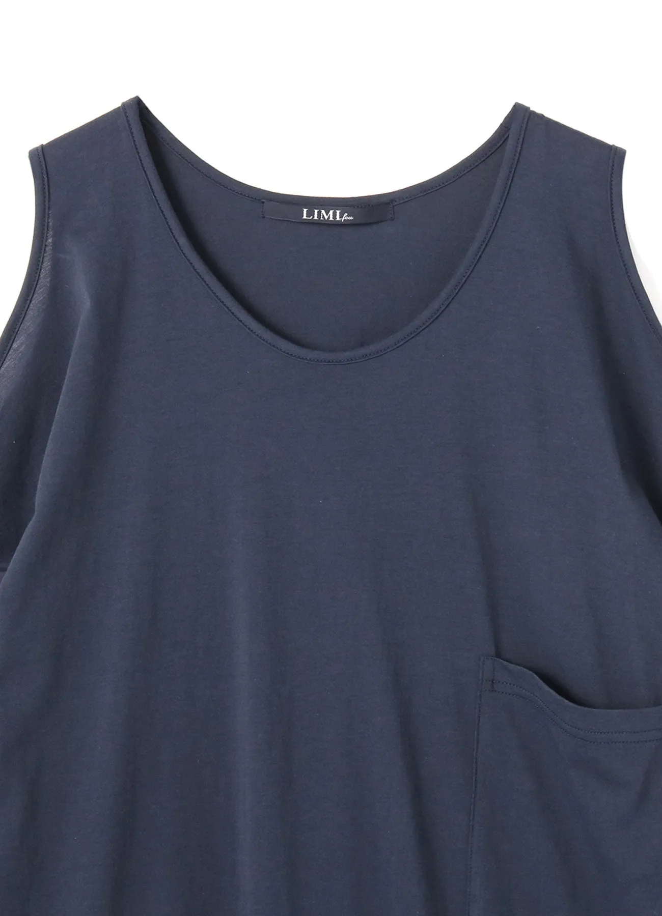 Cotton Highgage Plain Stitch Shoulder Open T sold by Yohji Yamamoto product image thumbnail 4