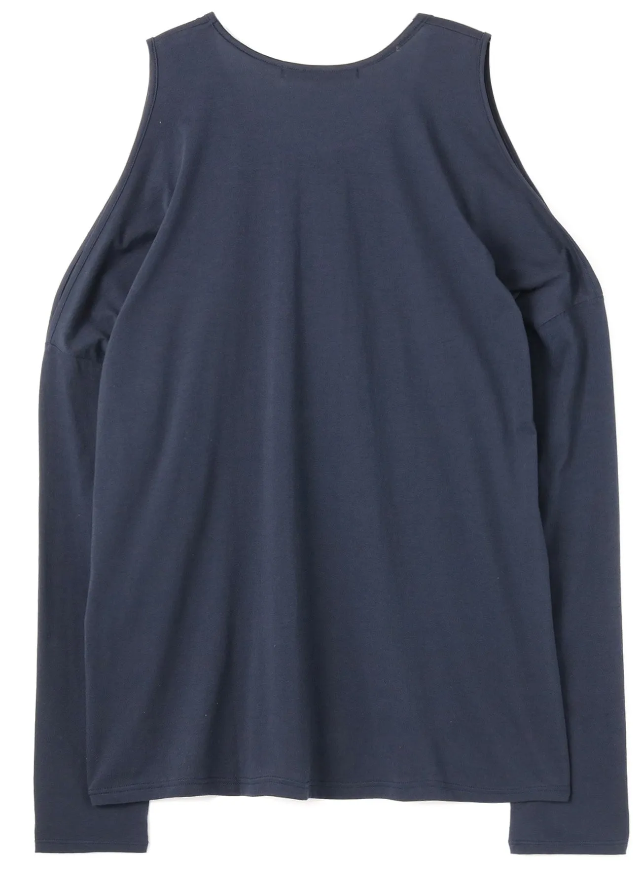 Cotton Highgage Plain Stitch Shoulder Open T sold by Yohji Yamamoto product image thumbnail 3