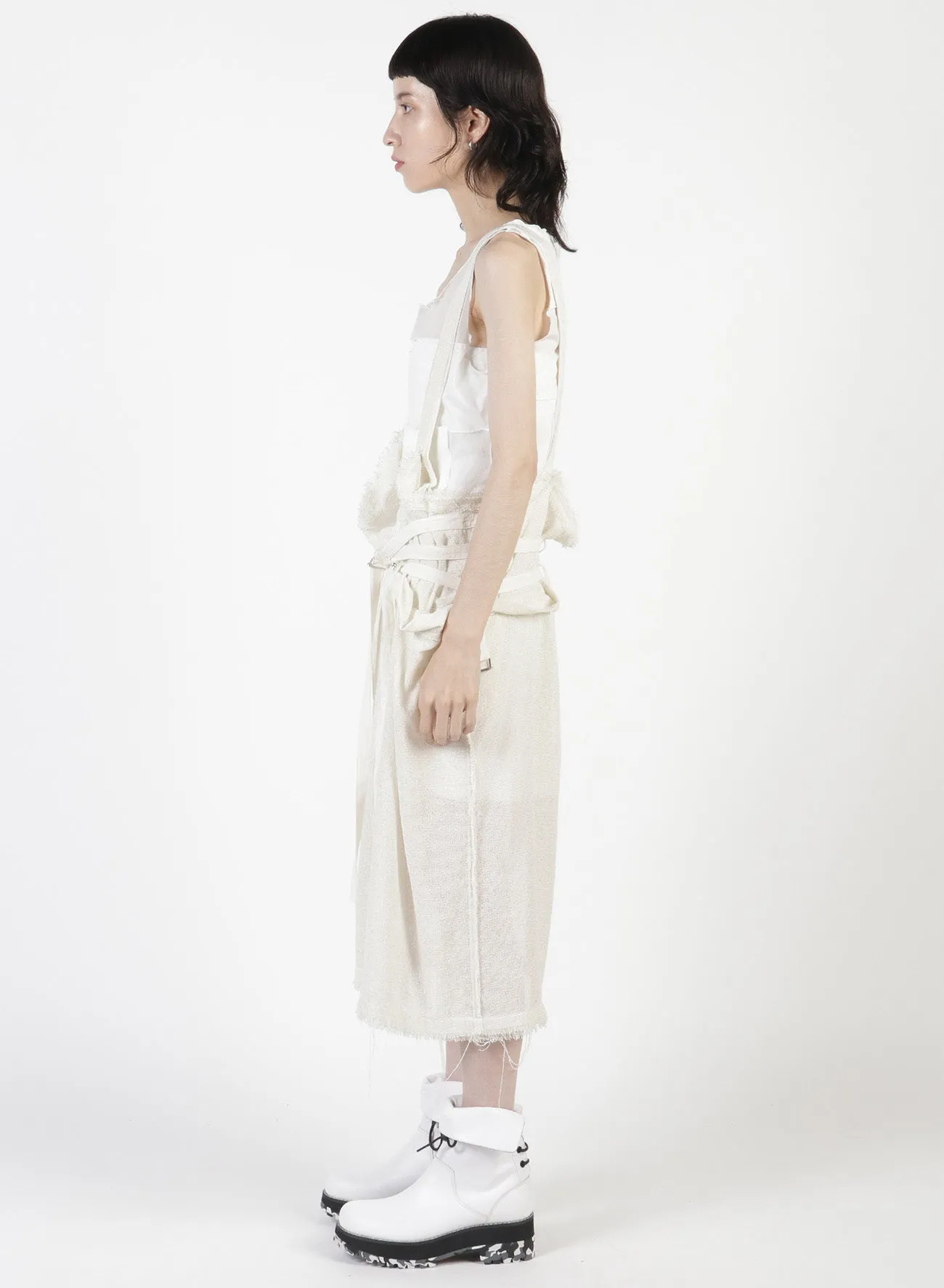 Leno Cloth Suspender Belt Skirt sold by Yohji Yamamoto product image thumbnail 5