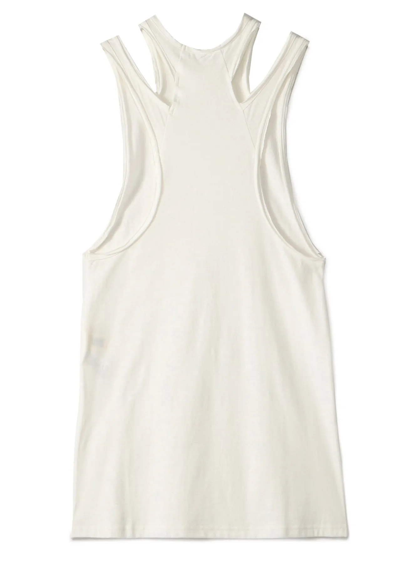 30/-sz Cotton Strong twisted Plain Stitch Shoulder Slit Dress sold by Yohji Yamamoto product image thumbnail 3