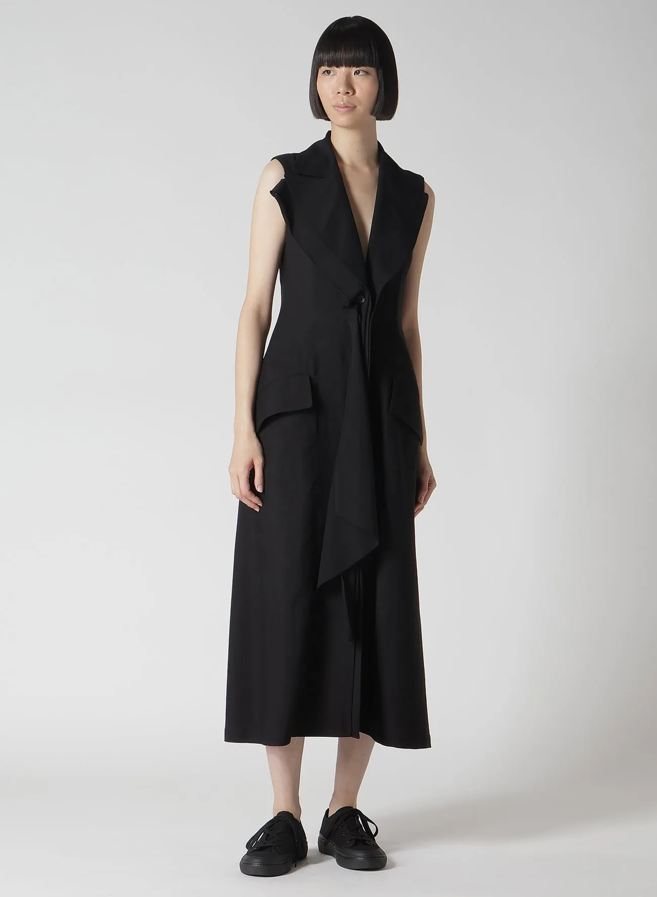 CANVAS LACE-UP LOW CUT SNEAKERS sold by Yohji Yamamoto product image thumbnail 3