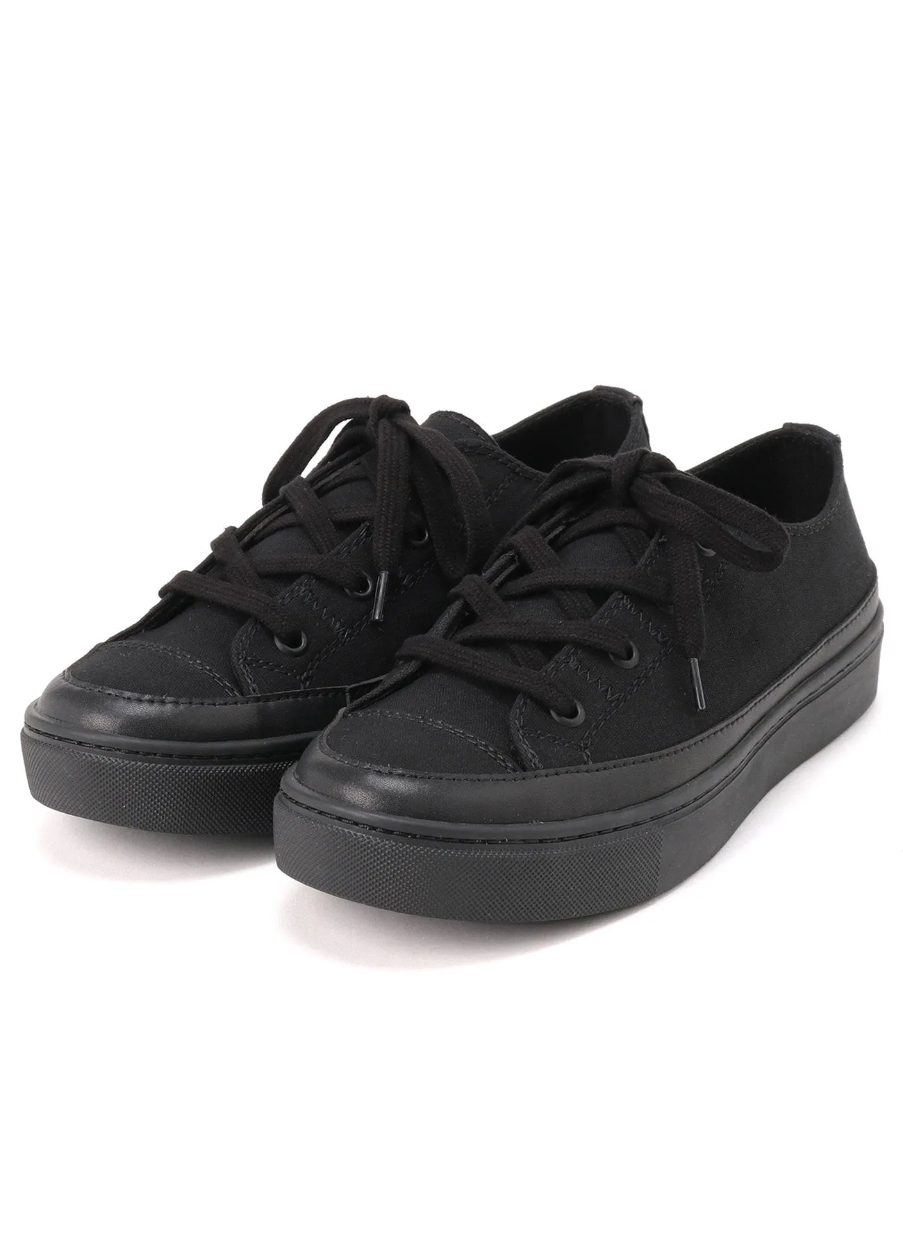 CANVAS LACE-UP LOW CUT SNEAKERS sold by Yohji Yamamoto product image thumbnail 4