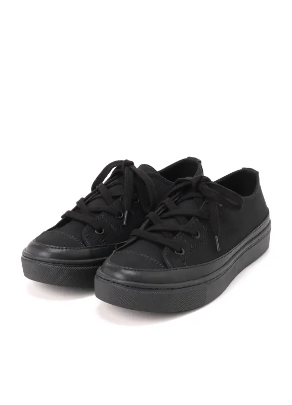 CANVAS LACE-UP LOW CUT SNEAKERS sold by Yohji Yamamoto