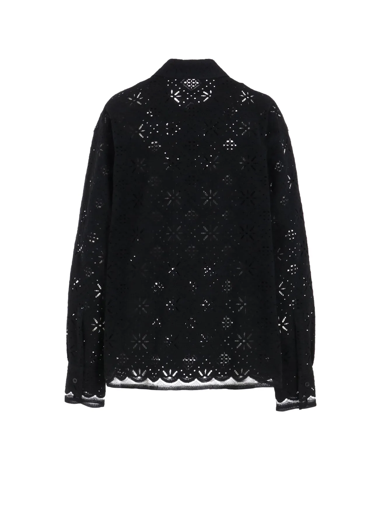 COTTON LACE REGULAR SHIRT sold by Yohji Yamamoto