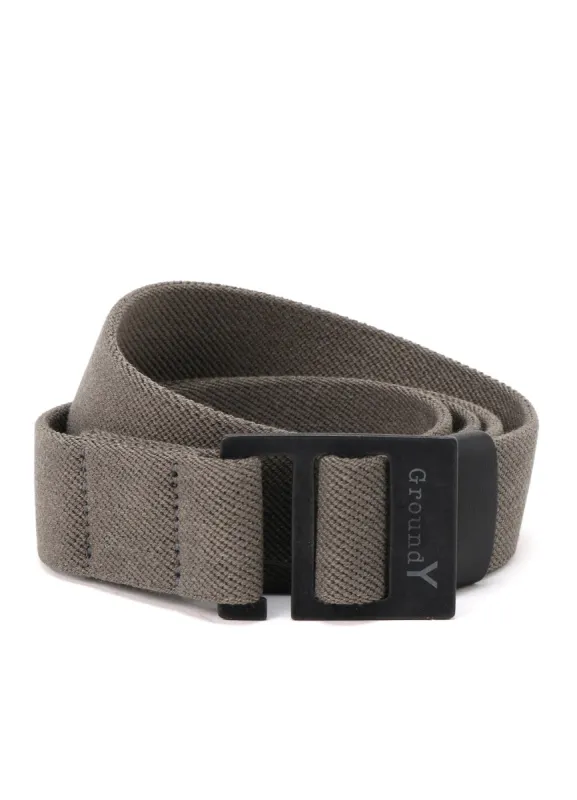 STRETCH RUBBER STRETCH BELT 35mm made by Yohji Yamamoto