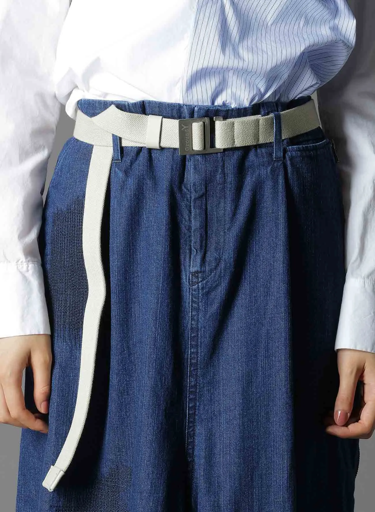 STRETCH RUBBER STRETCH THIN BELT 30mm sold by Yohji Yamamoto product image thumbnail 3