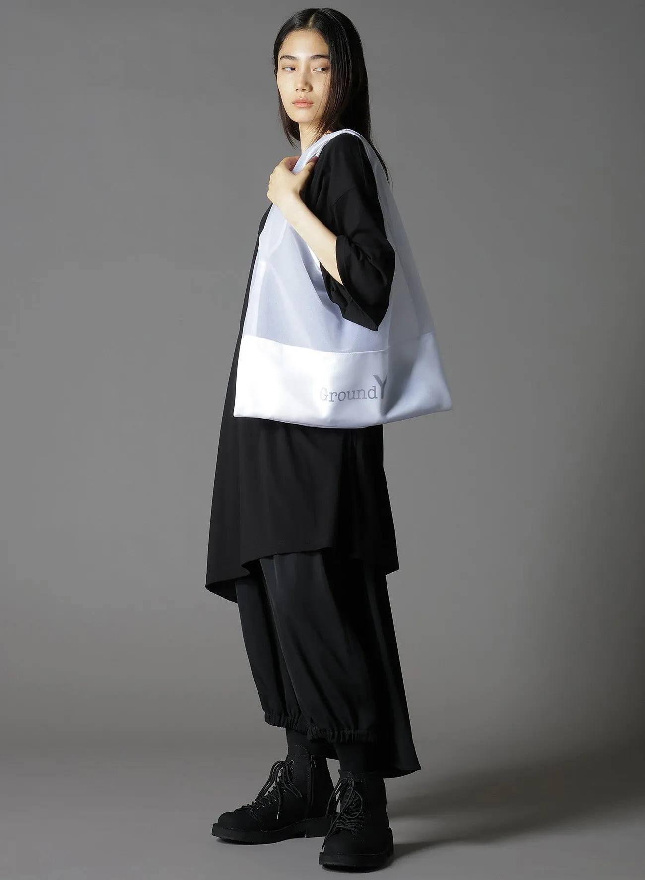 POLYESTER MESH TOTE sold by Yohji Yamamoto product image thumbnail 2