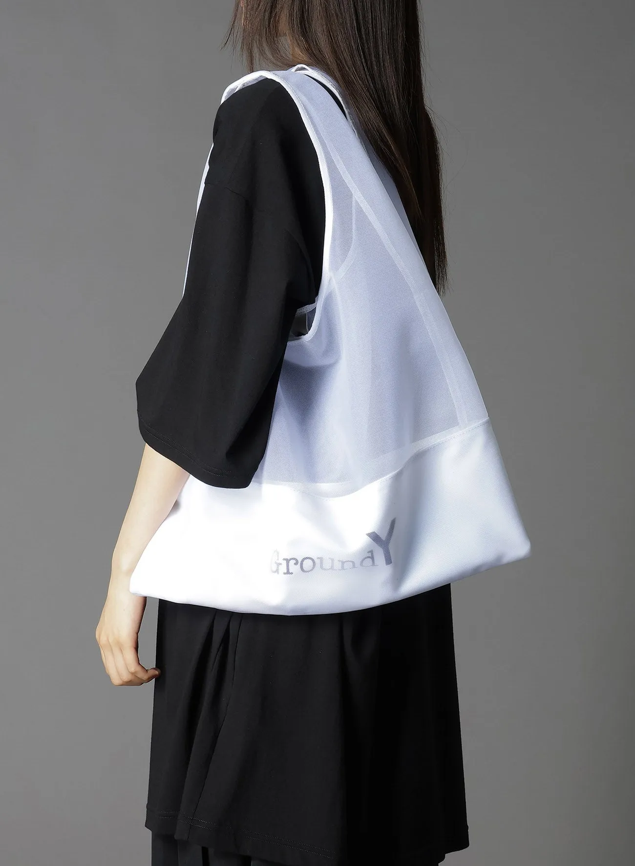 POLYESTER MESH TOTE sold by Yohji Yamamoto product image thumbnail 3