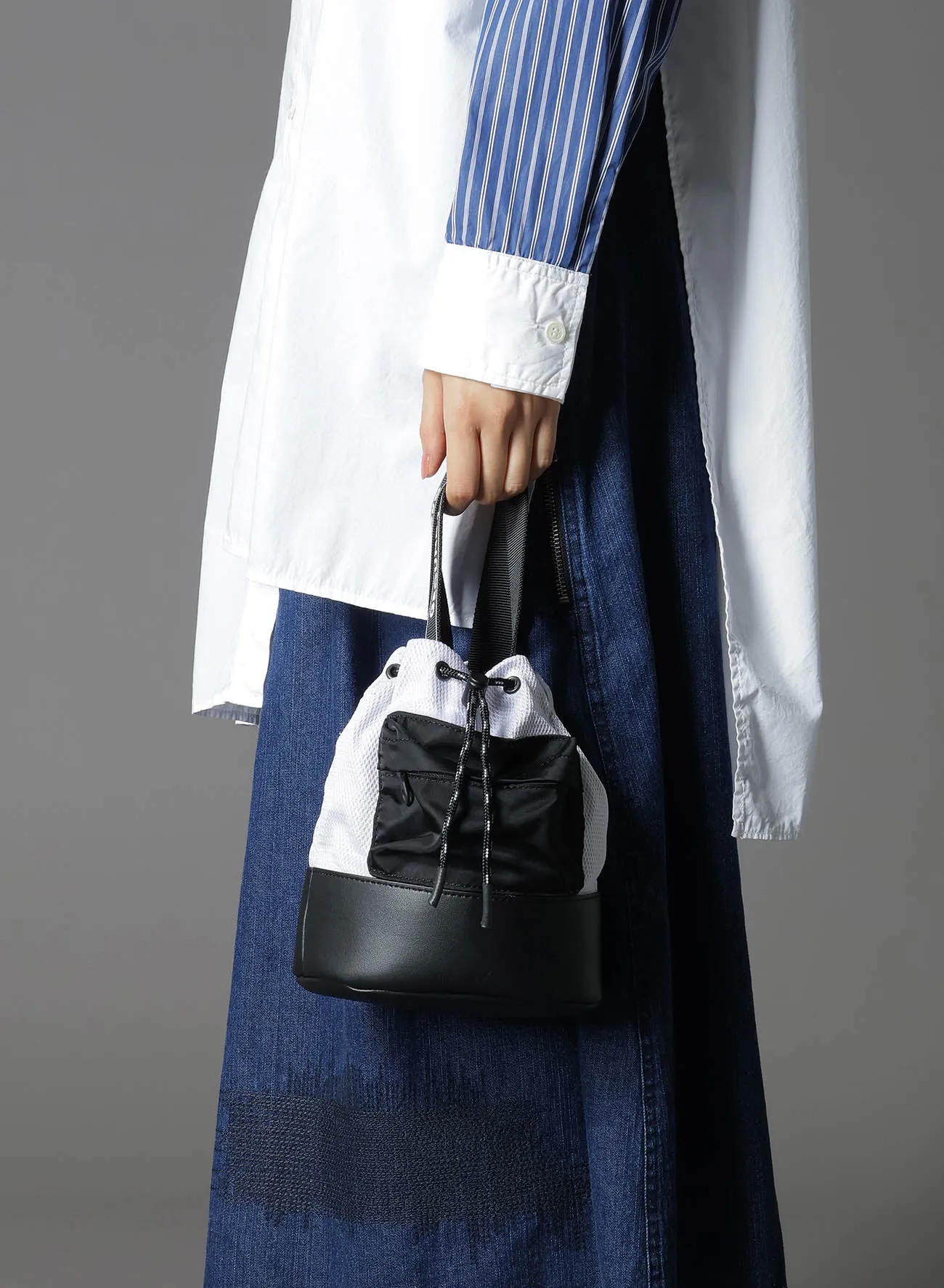 NYLON MESH 2WAY BAG sold by Yohji Yamamoto product image thumbnail 3
