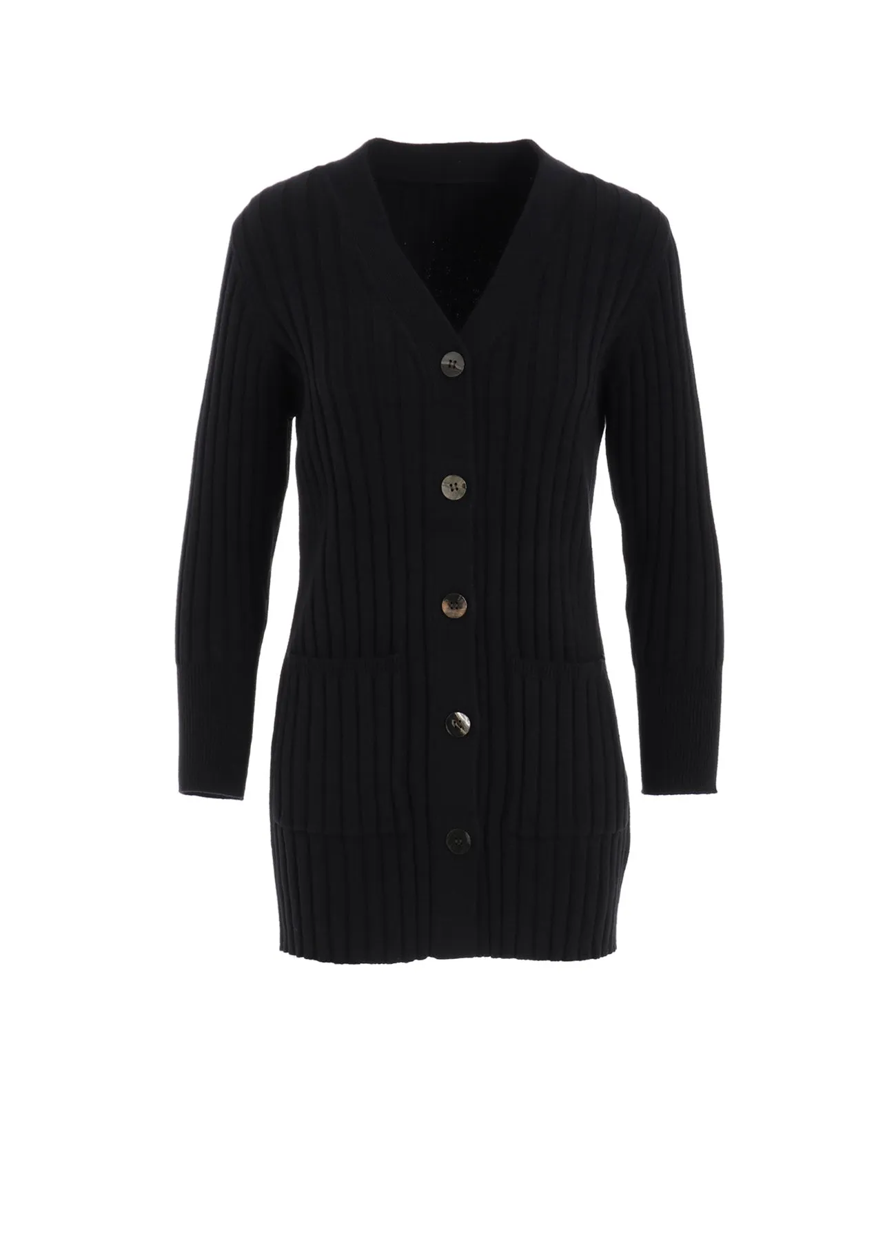 WIDE RIB KNIT CARDIGAN sold by Yohji Yamamoto