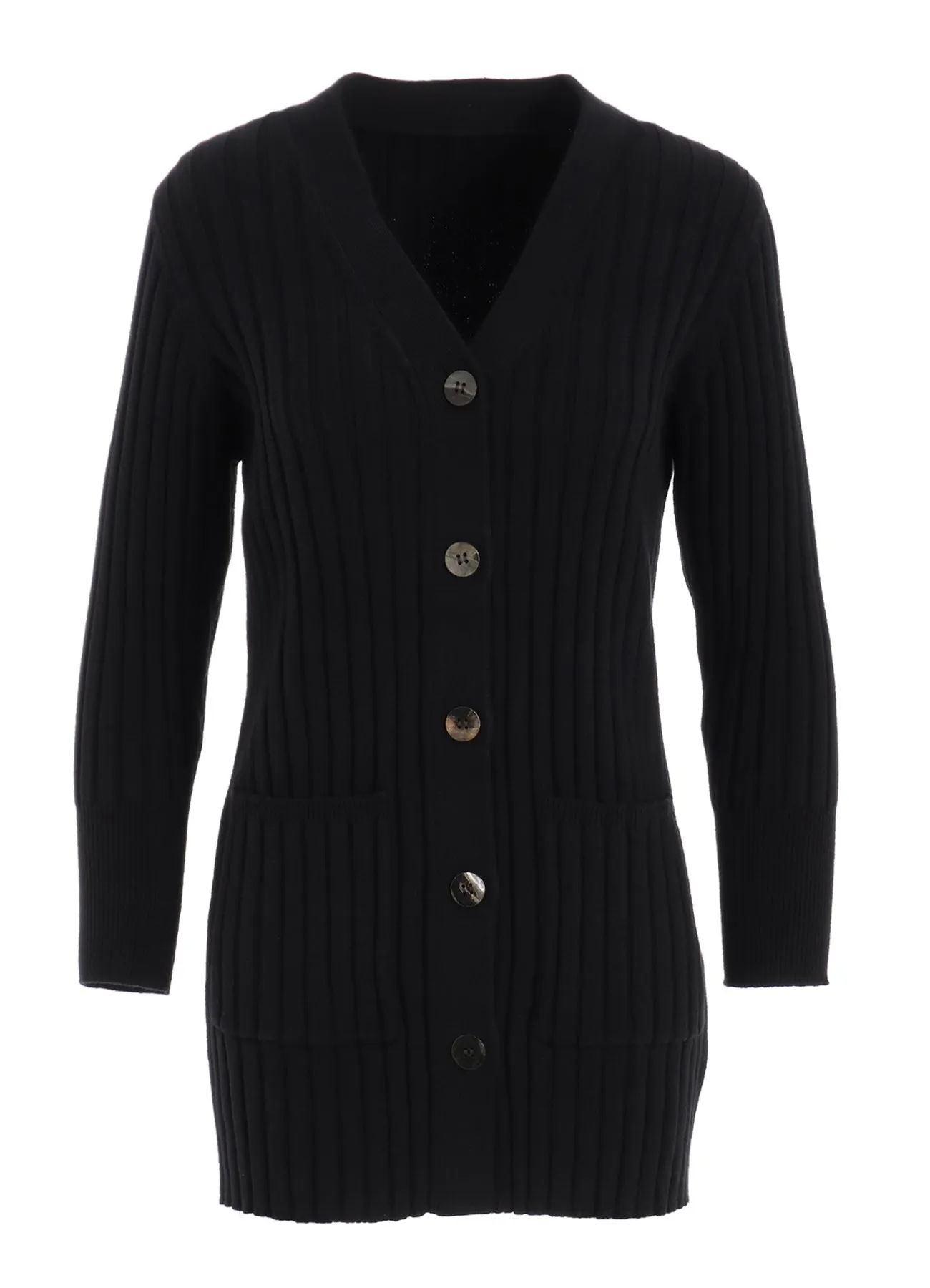 WIDE RIB KNIT CARDIGAN sold by Yohji Yamamoto product image thumbnail 2