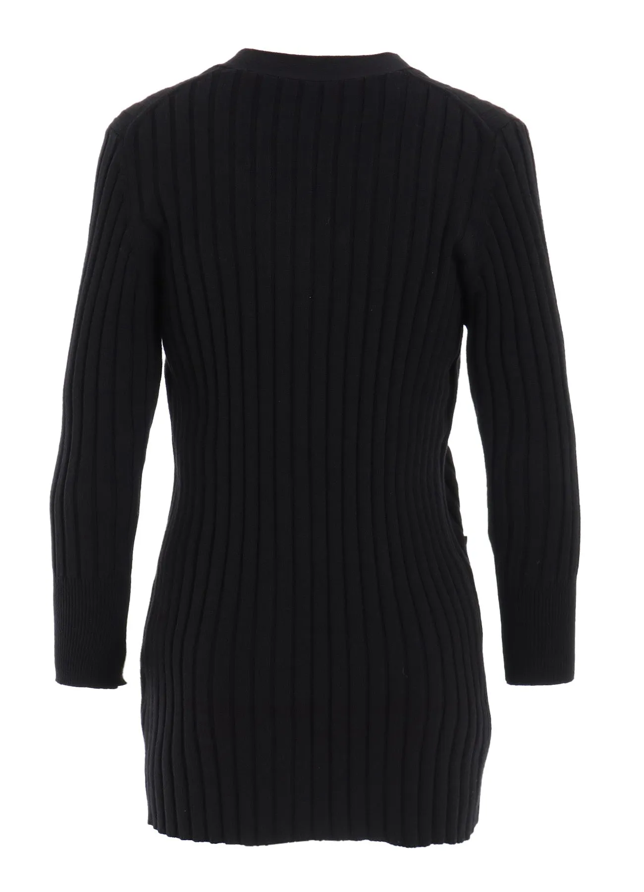 WIDE RIB KNIT CARDIGAN sold by Yohji Yamamoto product image thumbnail 4