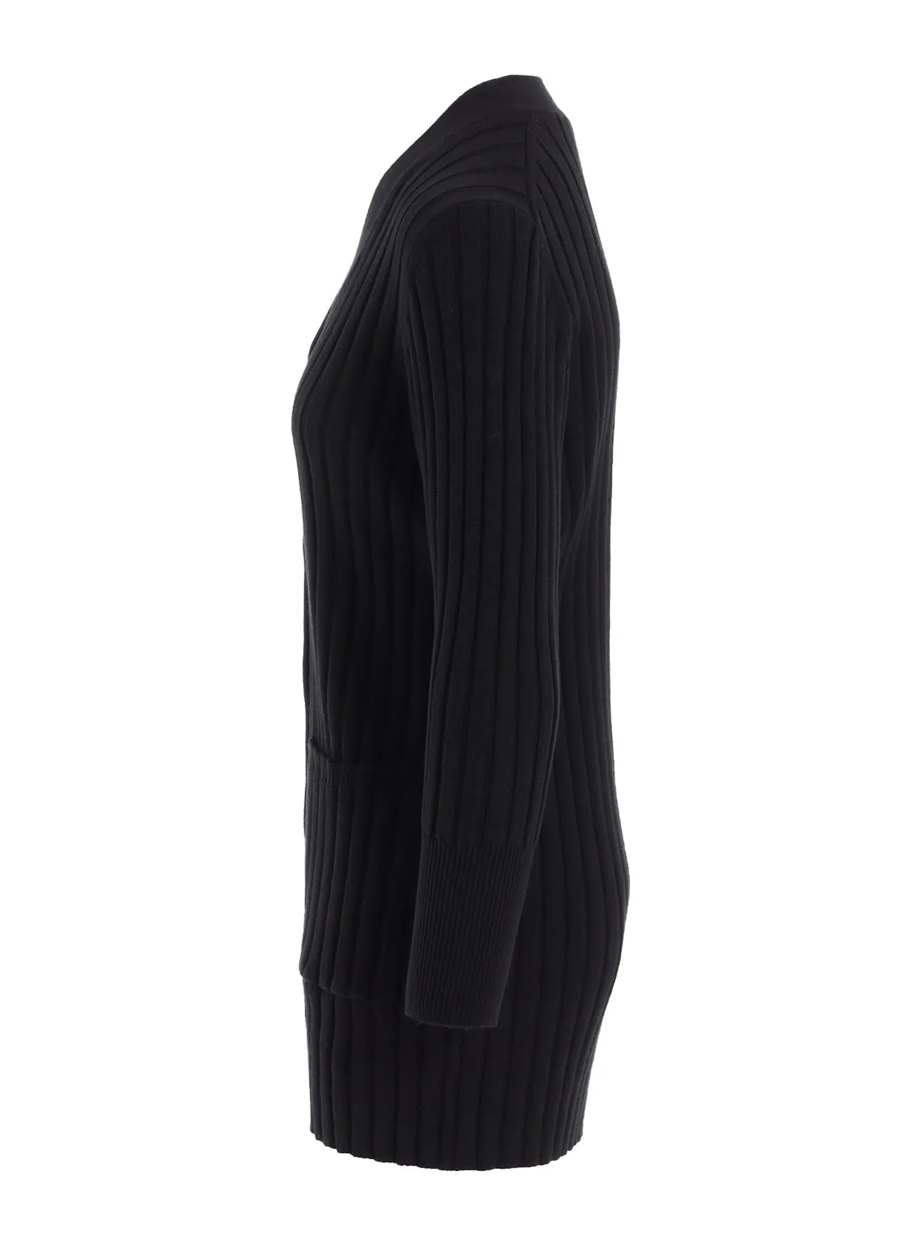 WIDE RIB KNIT CARDIGAN sold by Yohji Yamamoto product image thumbnail 3