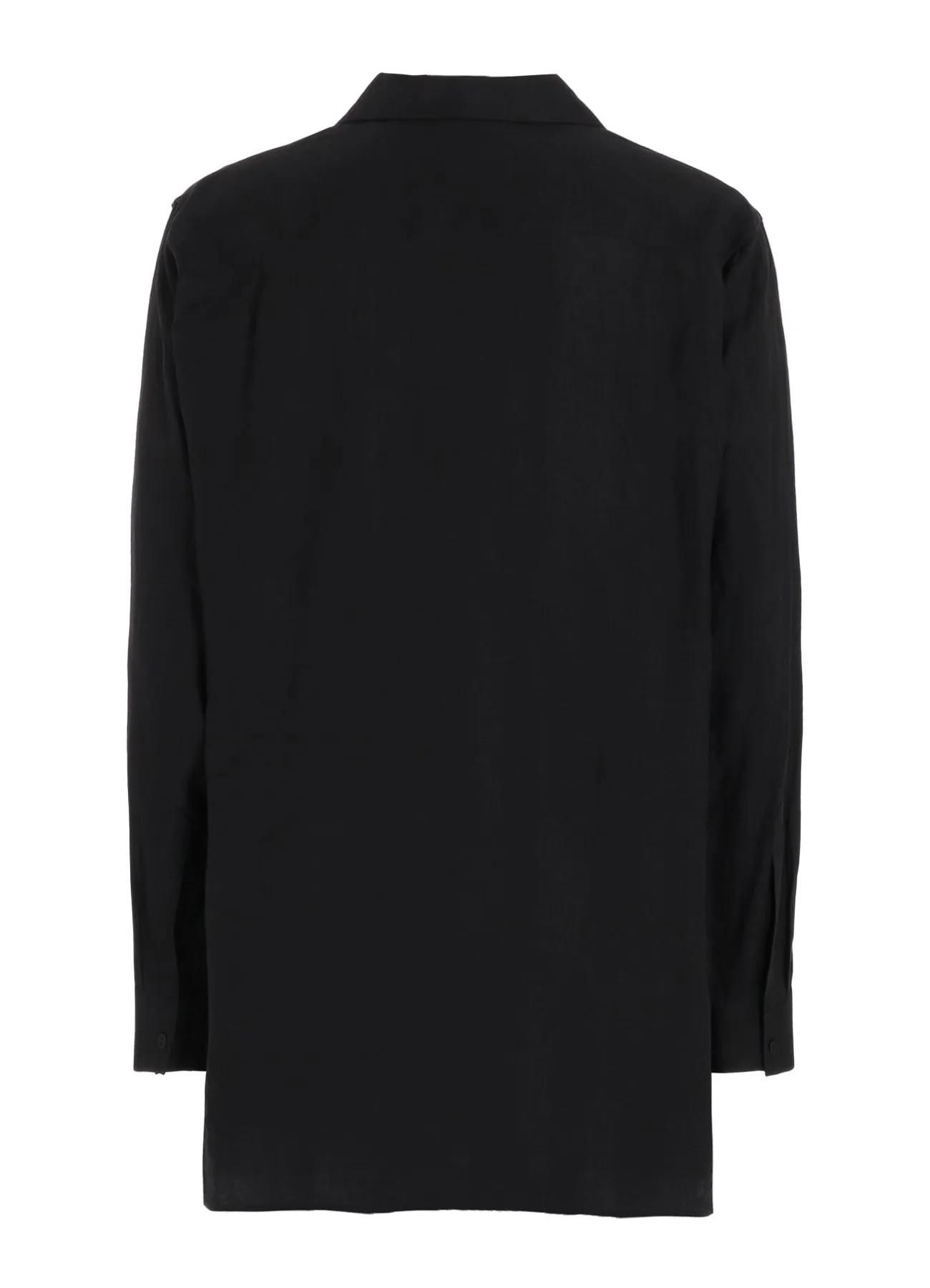 LINEN CLOTH OPEN COLLAR SHIRT sold by Yohji Yamamoto product image thumbnail 4