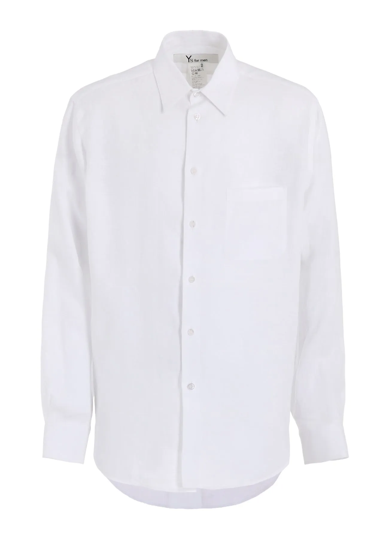 LINEN CLOTH CLASSIC SHIRT sold by Yohji Yamamoto product image thumbnail 2